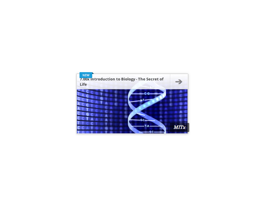 Introduction to Biology - The Secret of LifeMITx